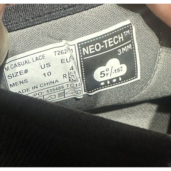 Bogs Classic Casual Lace‎ Leather Men's Boots, Black size 10 - Picture 10 of 10